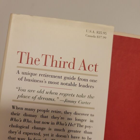 The Third Act : Reinventing Yourself after Retirement Hardcover - Picture 5 of 8